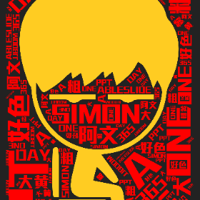 JJBOOM 365 PPT SIMON ONE ABLESLIDE A DAY 网黄 阿文 好色 大 粗-wordart poster