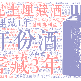 泥土埋藏酒 年份酒 窖藏3年 埋藏1年 发明专利产品 茅台镇的女儿红 源自贵州 茅台镇-wordart poster