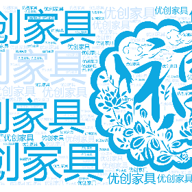 优创家具-wordart poster