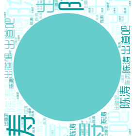陈涛 出道吧-word2art poster