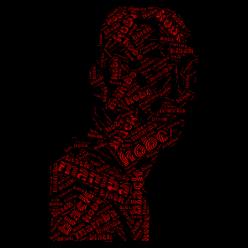 KOBE Black Mamba 24-wordart poster