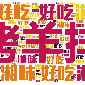 湘味 好吃-wordart poster